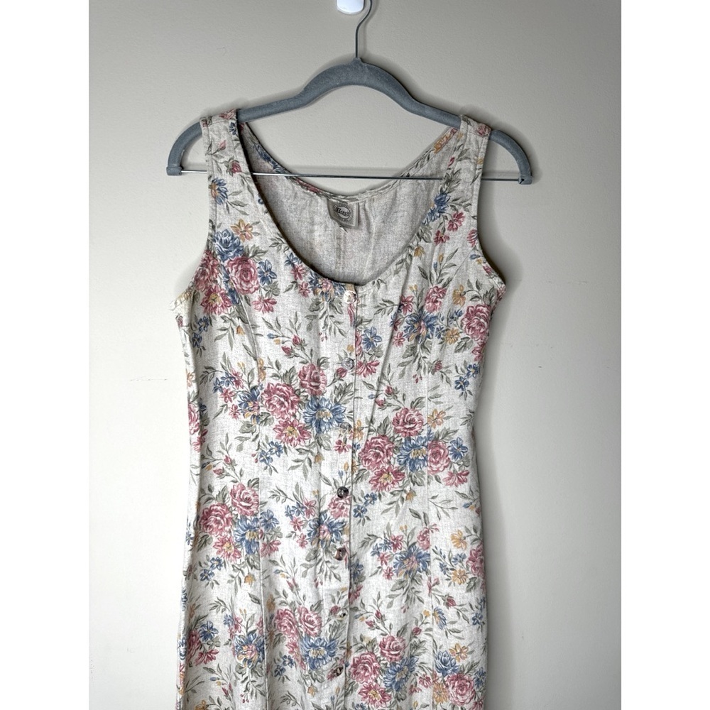 G.H. Bass & Co Floral Sleeveless Dress Size Medium - Picture 3 of 4
